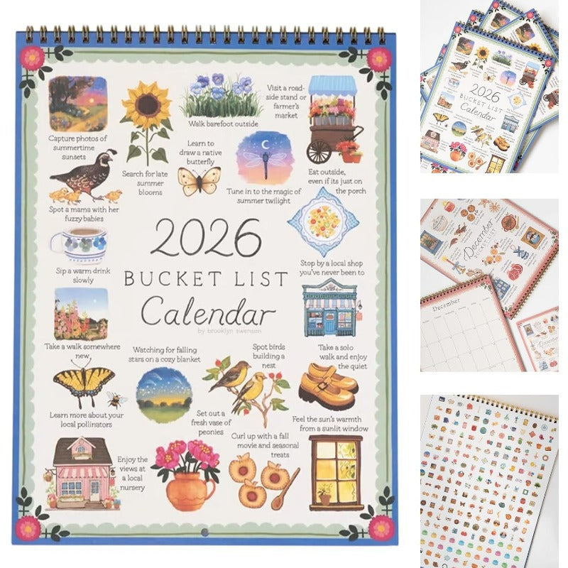 Nuvro™ Bucket List Calendar